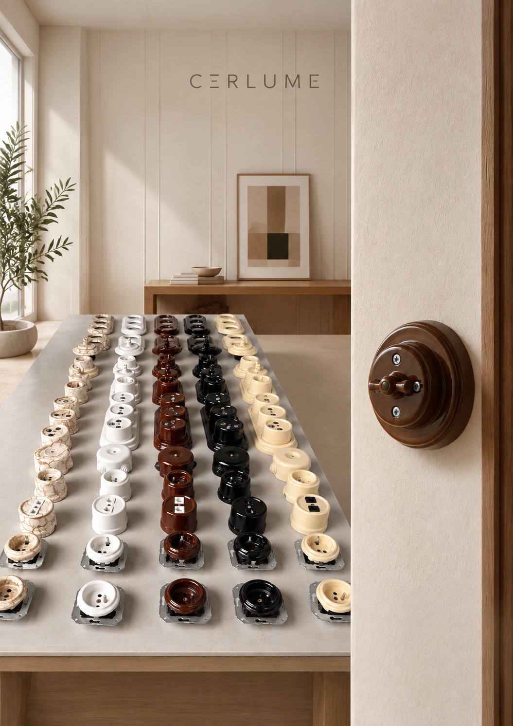 CERLUME ceramic electrical product collection