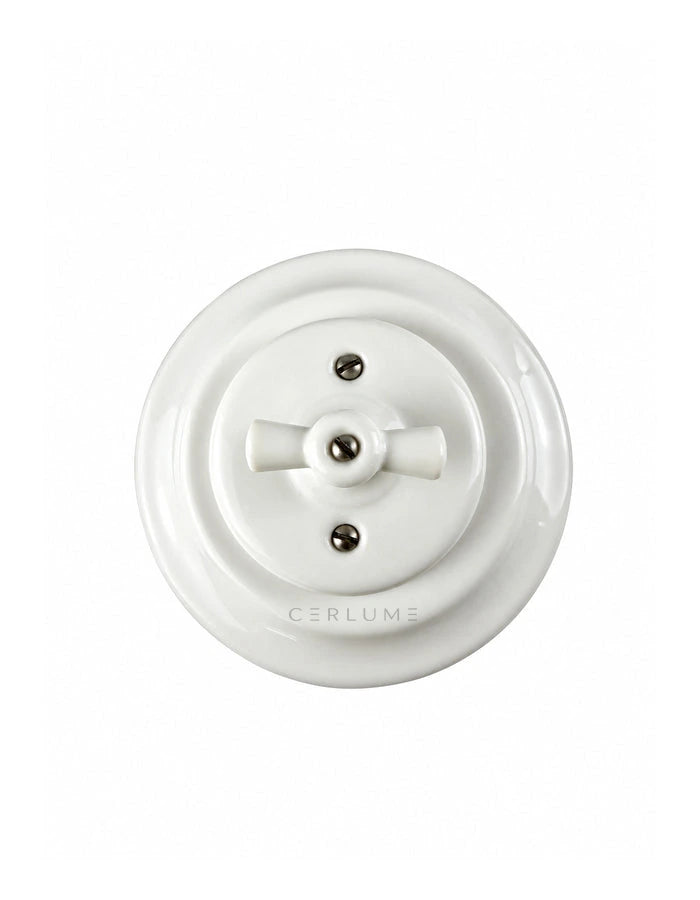 Flush-Mounted Ceramic Rotary Switch — Two-Way
