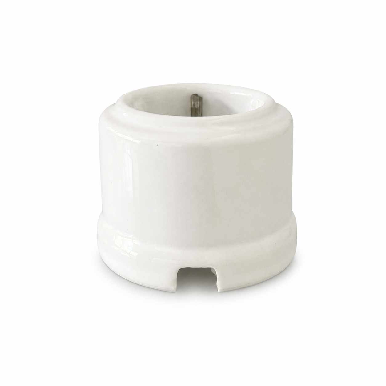 Surface-Mounted Ceramic Schuko Socket Outlet — Model 301