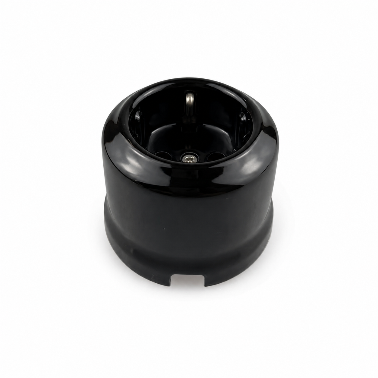 Surface-Mounted Ceramic French Standard Socket Outlet — Model 318