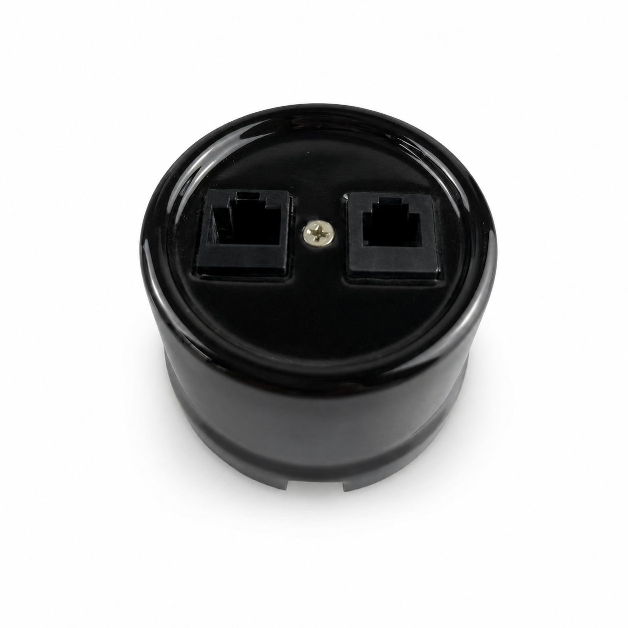Surface-Mounted Ceramic Data/Telephone Socket — Model 368
