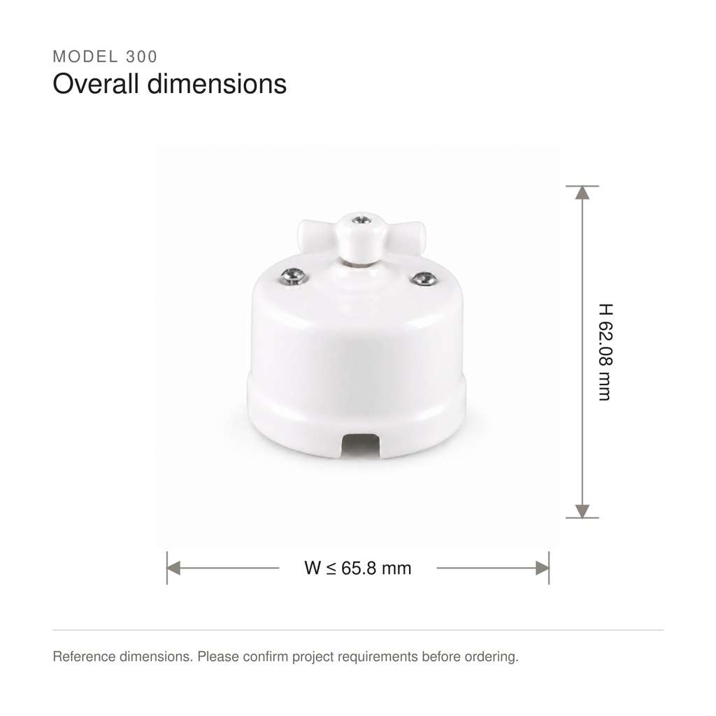 Surface-Mounted Ceramic Rotary Switch — Model 304