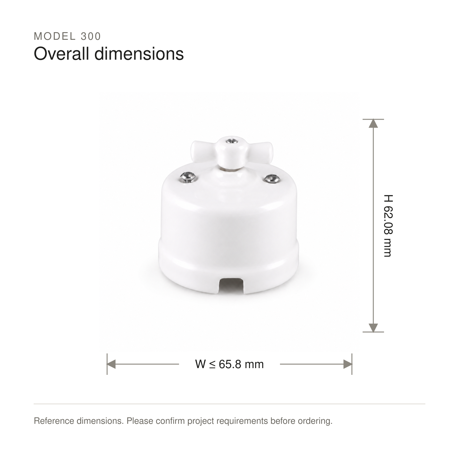 Surface-Mounted Ceramic Rotary Switch — Model 304