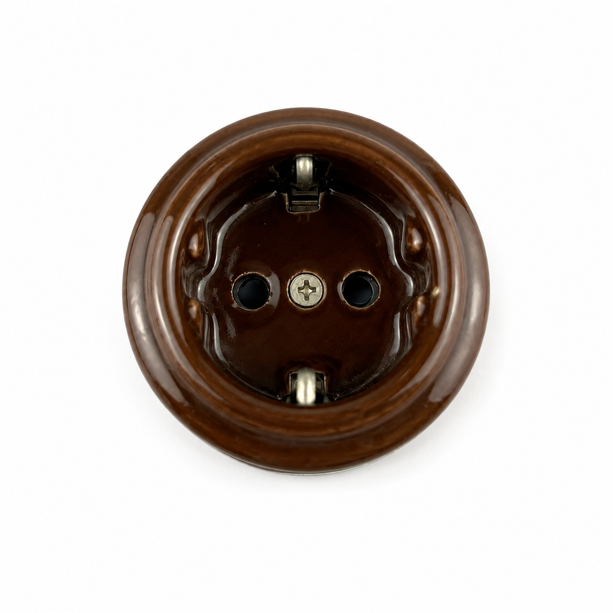 Surface-Mounted Ceramic Schuko Socket Outlet — Model 305