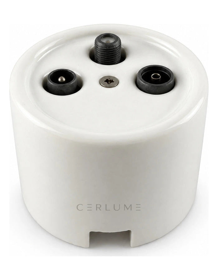 Surface-Mounted Ceramic TV/FM/SAT Outlet