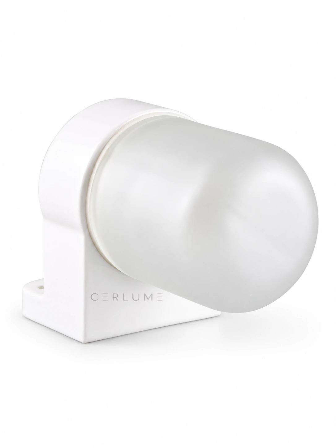 L-shaped ceramic sauna wall light