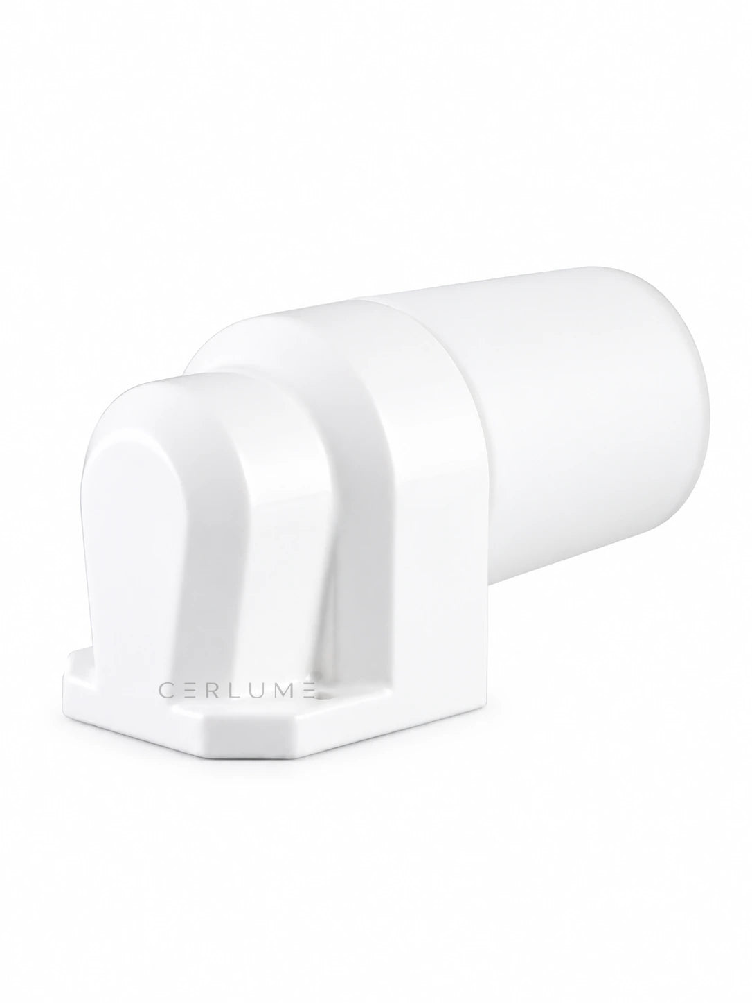 L-shaped ceramic sauna wall light