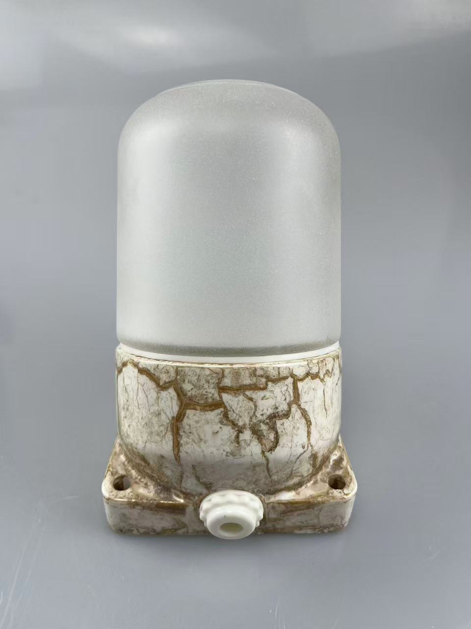 Angled Wall-Mounted Ceramic Sauna Light — Model 401