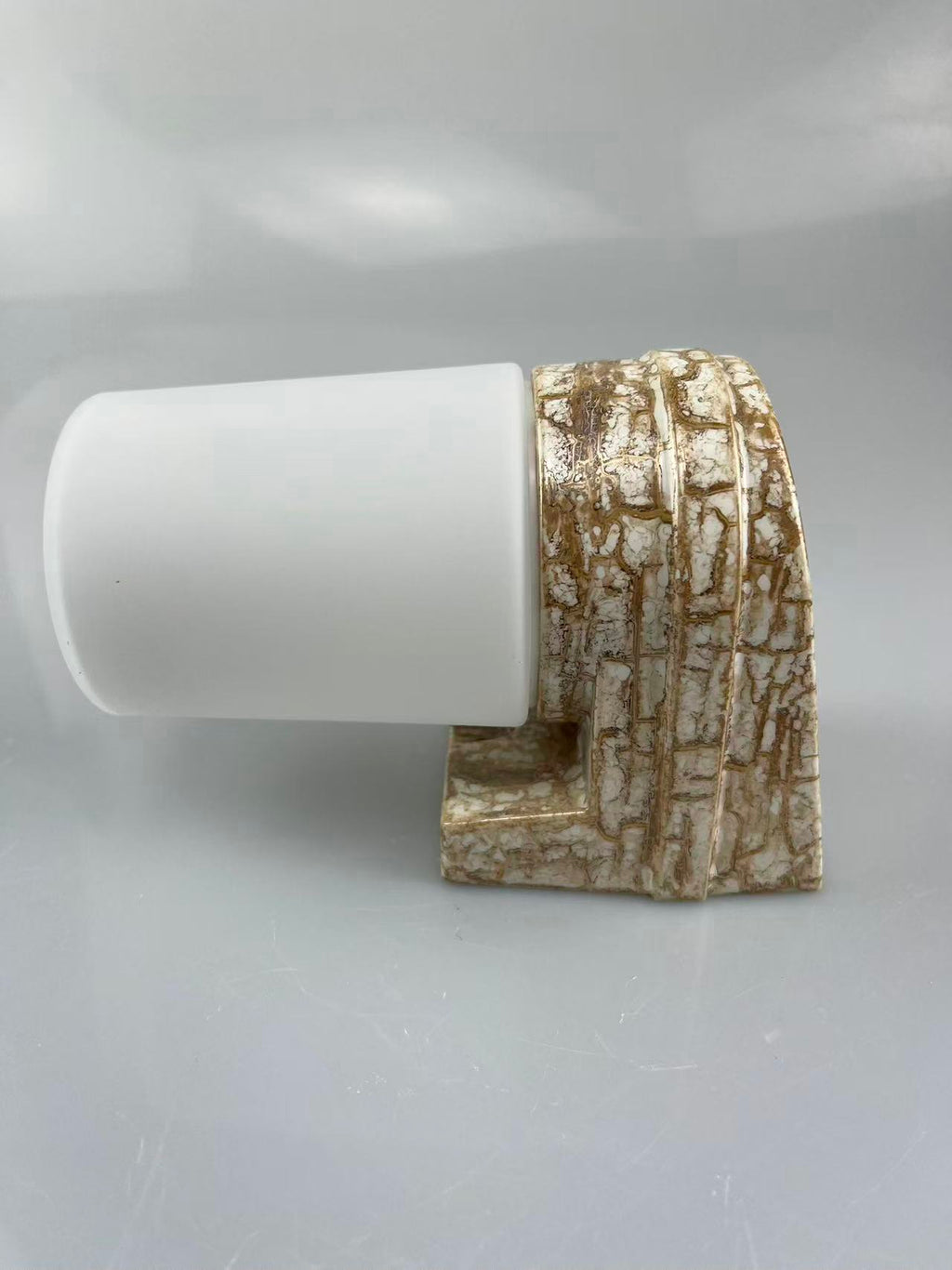 L-Shaped Single-Lamp Ceramic Sauna Light — Model 405