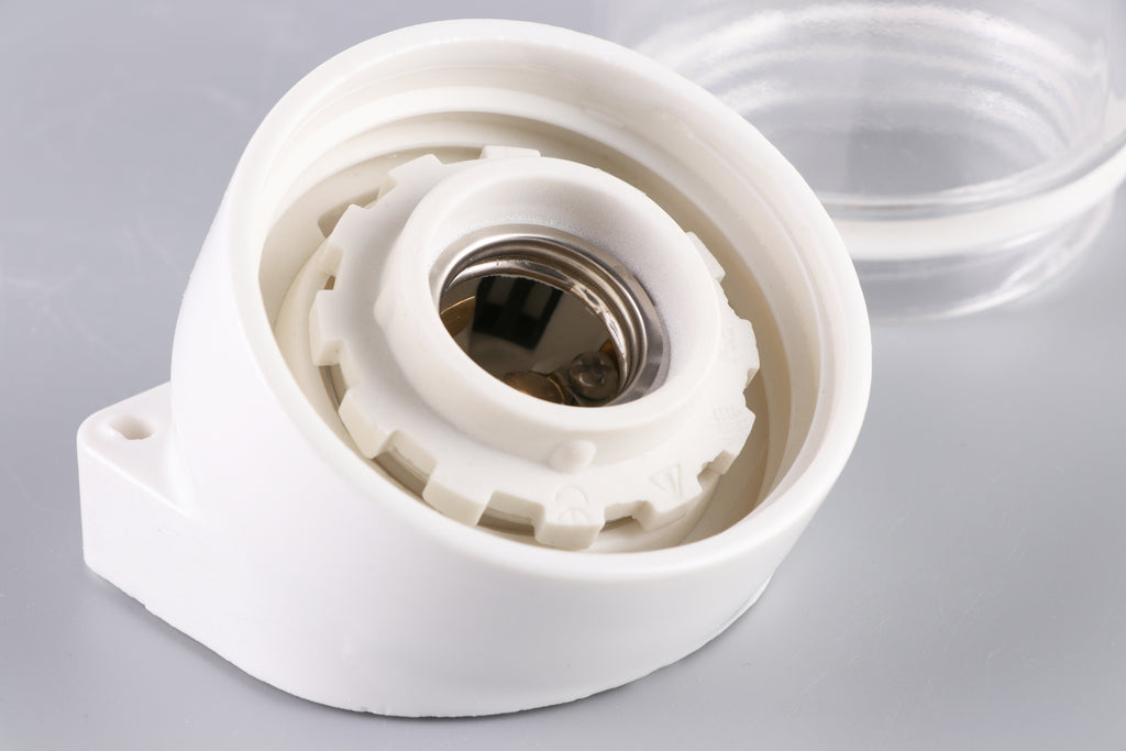 Angled Wall-Mounted Ceramic Sauna Light — Model 401