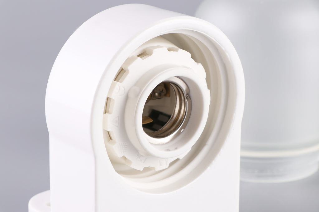 L-Shaped Wall-Mounted Ceramic Sauna Light — Model 402
