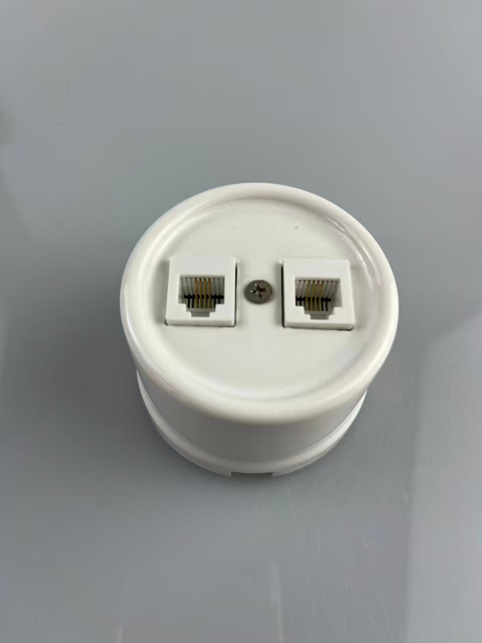 CERLUME Surface-Mounted Ceramic Data/Telephone Socket, WAN+LINE